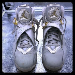 USED! Air Jordan 8 Retro C&C BG 'Trophy'